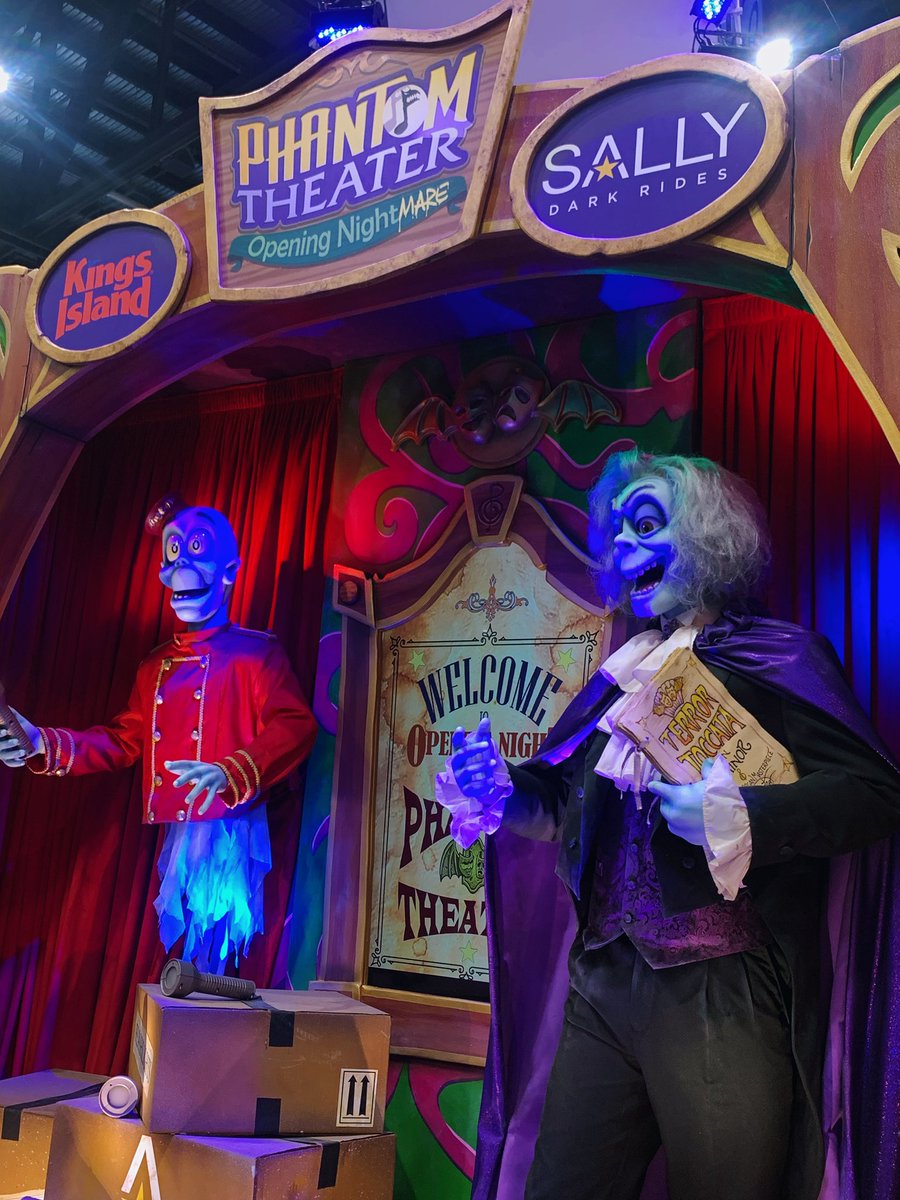 Attractions's tweet image. Animatronics revealed for Phantom Theater: Opening Nightmare, opening in 2026 at Kings Island and built by Sally Dark Rides!

Phantom Theater details: attractionsmagazine.com/kings-island-t…

More reveals from #IAAPAExpo 2025: attractionsmagazine.com/iaapa-expo-202…
