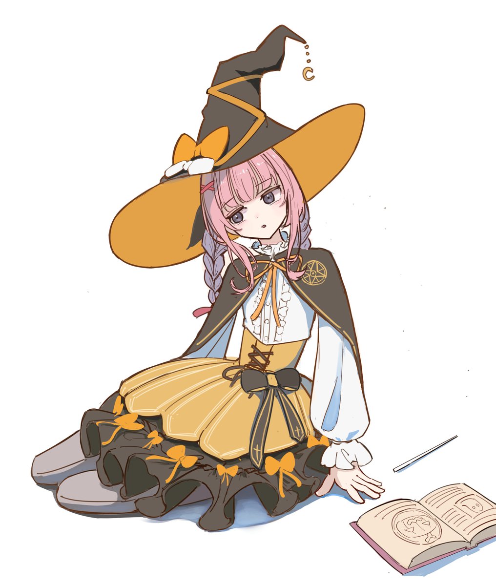 生存報告。絵はコツコツ描いております～。
これは友人(<a href="/sumeshi787/">dondy🦀</a> )さんのOC（ハロウィン仕様）