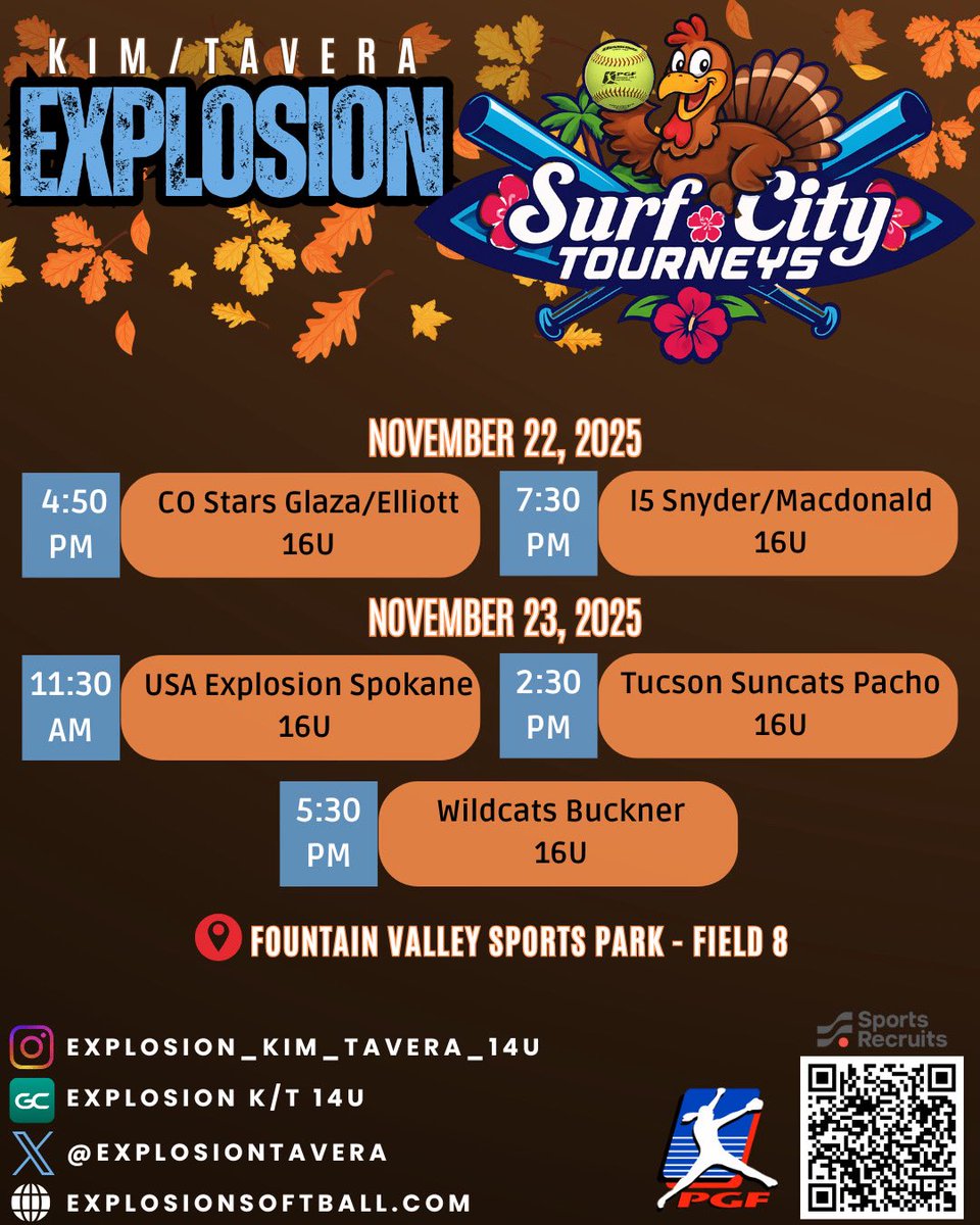 Come check us out! Early thanksgiving showcase this weekend playing up in 16u 

<a href="/PrepSoftball/">Prep Softball 🥎</a> <a href="/LineDsoftball/">Line Drive Media</a> <a href="/CoastRecruitsSB/">Coast Recruits 🥎</a> <a href="/CoastRecruits/">Coast 2 Coast Recruits</a>