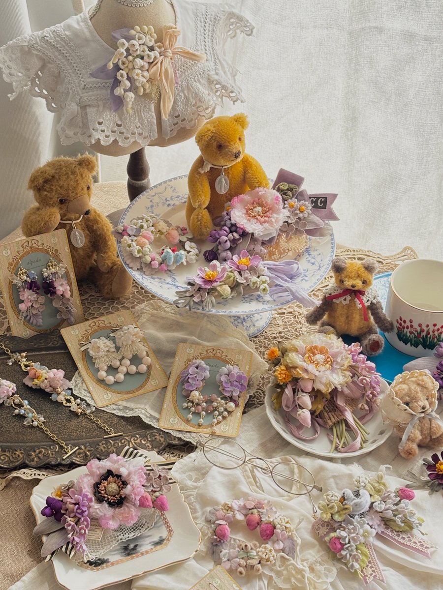 ロマアラ当選しました！ありがとうございます😭
初めて2スペースで申し込みました！
ドキドキ💗と不安🧐が半々
2倍の広さで世界観をしっかり表現できるように、今からディスプレイ考えます💪🏻💪🏻

#布花