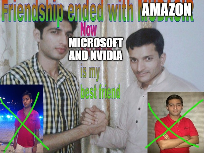 A new bombshell has hit the polycule! 

Dario after intense conversations with other members of Anthropic has decided to maybe open the relationship to Microsoft and Nvidia. Jensen and Dario have famously butted heads in the past, but as everyone knows the  most passionate