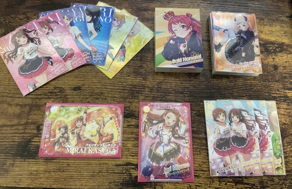 今日のツアマス7000円分の結果！ SR数枚にSSR1枚とまずまずな感じで