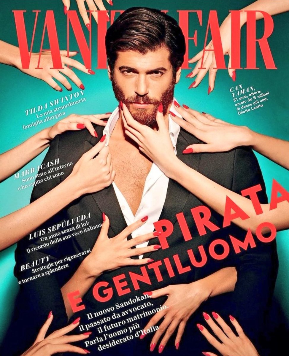 CanYamanNewsInt's tweet photo. ♦️Vanity Fair Italy - 2nd cover for #CanYaman 

2020                                   2025 https://t.co/a8V5itcrHI