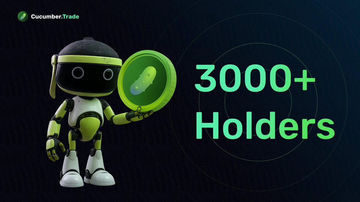 🥒 3000+ $CUC Holders

We appreciate the support as we build the future of bias-free trading. Get ready to experience the power of <a href="/AskPickle/">PickleAI</a>

More is yet to come.