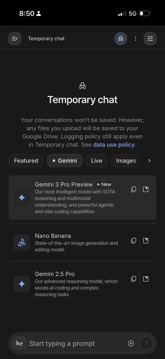 gauravdhonifan's tweet image. #gemini3 Gemini3. Lets go 🚀