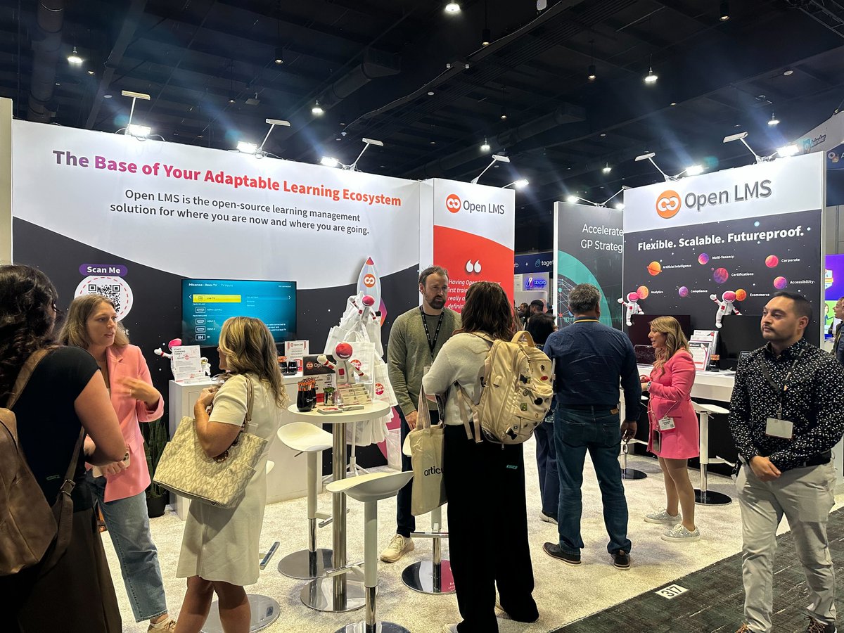 Open_LMS's tweet image. What an energizing DevLearn Las Vegas!🔥Huge thanks to all the corporate learning professionals who stopped by the Open LMS booth to explore how AI, data, and open-source technology can strengthen talent development and drive measurable outcomes. #OpenLMS #CorporateTraining  #LMS