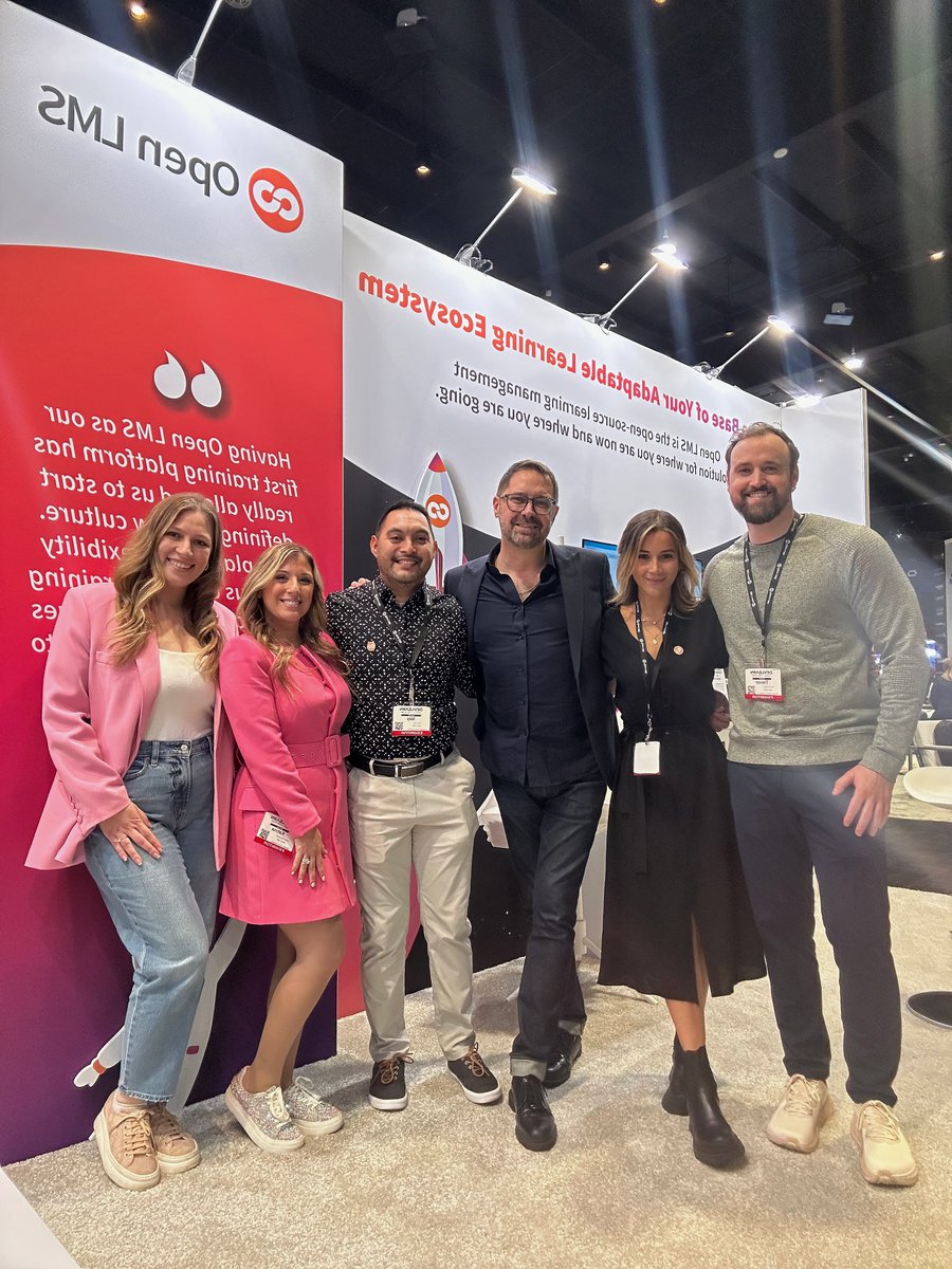 Open_LMS's tweet image. What an energizing DevLearn Las Vegas!🔥Huge thanks to all the corporate learning professionals who stopped by the Open LMS booth to explore how AI, data, and open-source technology can strengthen talent development and drive measurable outcomes. #OpenLMS #CorporateTraining  #LMS