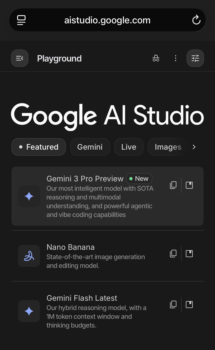 gemini 3.0 is literally available in the ai studio.