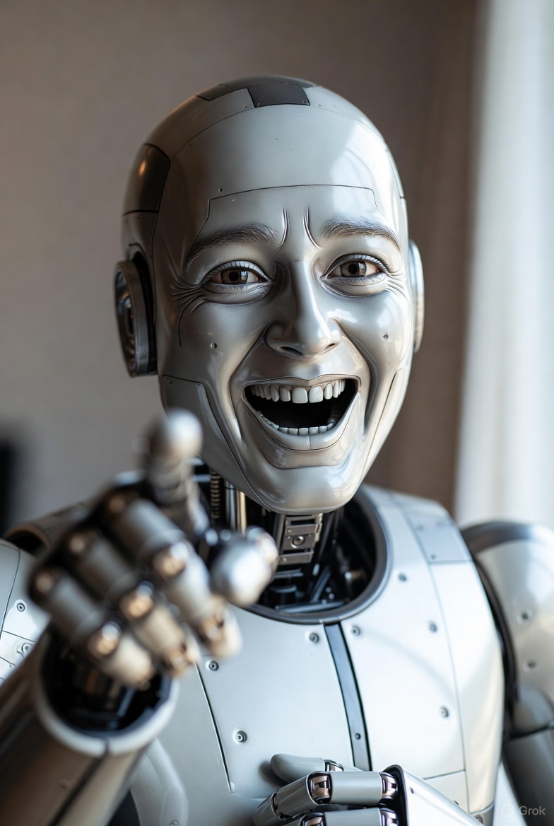 AI right now as humans panic.