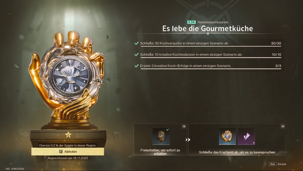 DesignbyNorman's tweet photo. Chef class

Sammeln für Meta Trophäen. 

#OnceHuman_ #OnceHumanMobile #OpenWorld #Gaming #Survival https://t.co/kSm5vYXw8k