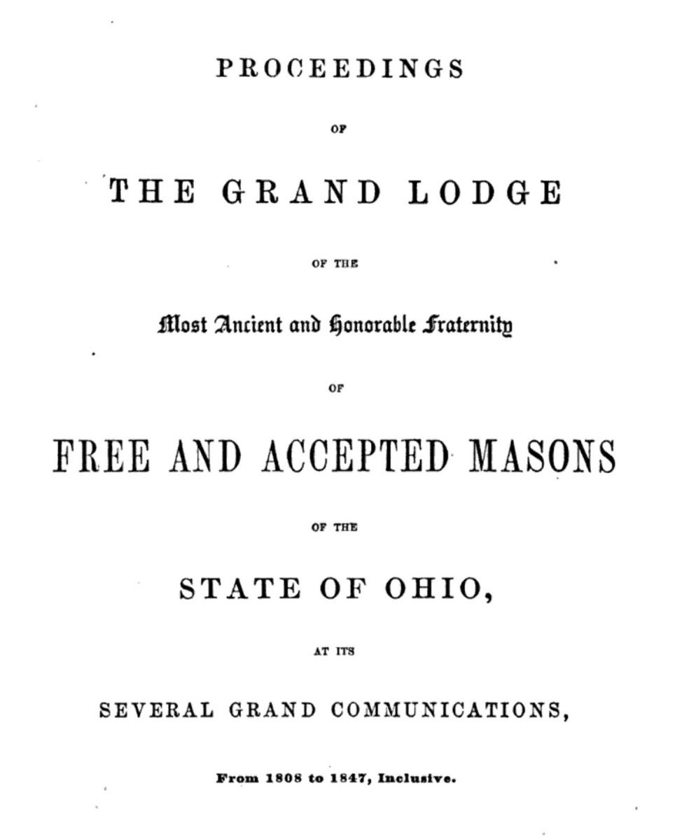 Starting my read through of all of the Grand Lodge Proceedings from 1808 to now. Every day I strive to learn more about our craft 📜🪶

books.google.com/books/about/Pr…