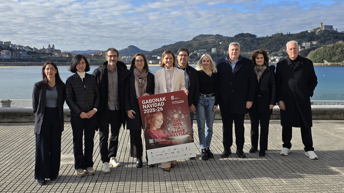 🎄✨ San Sebastián ya huele a Navidad. Presentamos la inauguración del 28 de noviembre y la agenda completa de una campaña llena de luz, música y momentos para compartir.

Un gracias de corazón a todas las entidades que la hacen posible 💫❤️

👇donostiagabonetakoazoka.eus/es/agenda