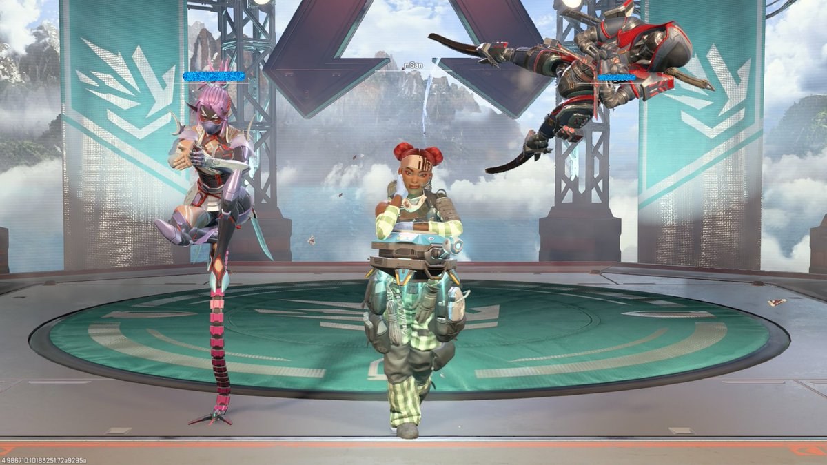 そーちゃんもナオキさんもうますぎて私1人ｷﾞｬｰｷﾞｬｰ騒いでお散歩迷子してるだけで勝ててた🔫( • ᵕ • 🔫)

スクショのタイミング悪くて2人躍動感すんごい🤣初めて1000ダメ出せてにっこにこ