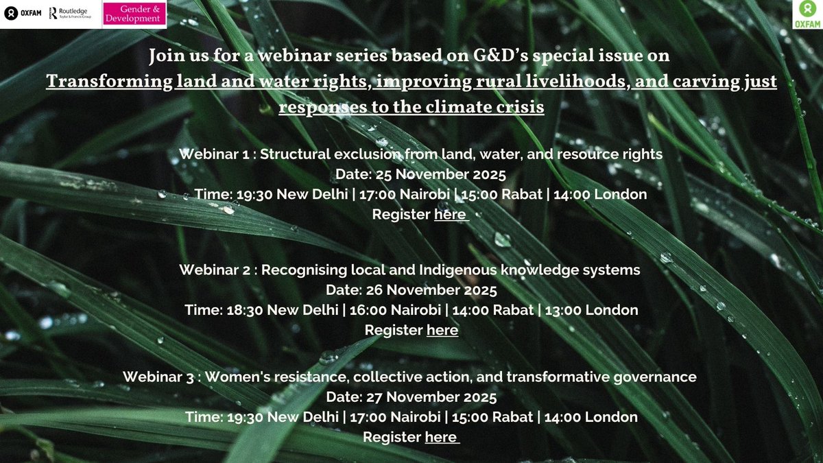 Gender & Development tweet media