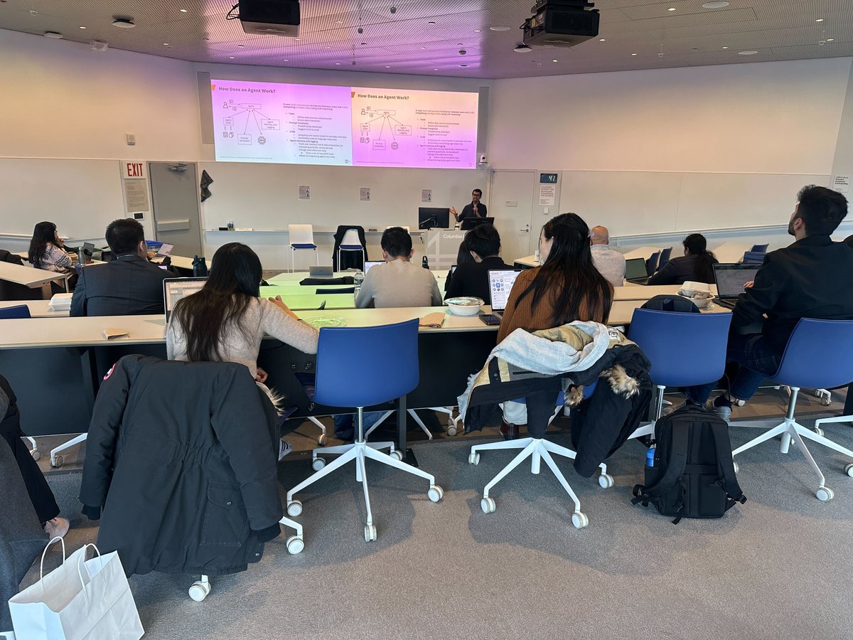 HowDevelop's tweet image. Glad to be invited to the @Columbia_Biz Columbia Business School to conduct a technical session on Agentic AI for businesses and how MBA students can adopt Agentic AI using @awscloud Bedrock models and @n8n_io