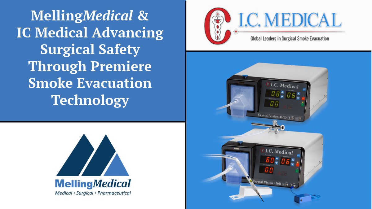 MellingMedical's tweet image. Delighted to announce we are teaming up with #ICMedical to enable federal healthcare facilities to make surgery safer with their smoke evacuation technology. Read more here:  
mellingmedical.com/ic-medical/
#veteranshealth