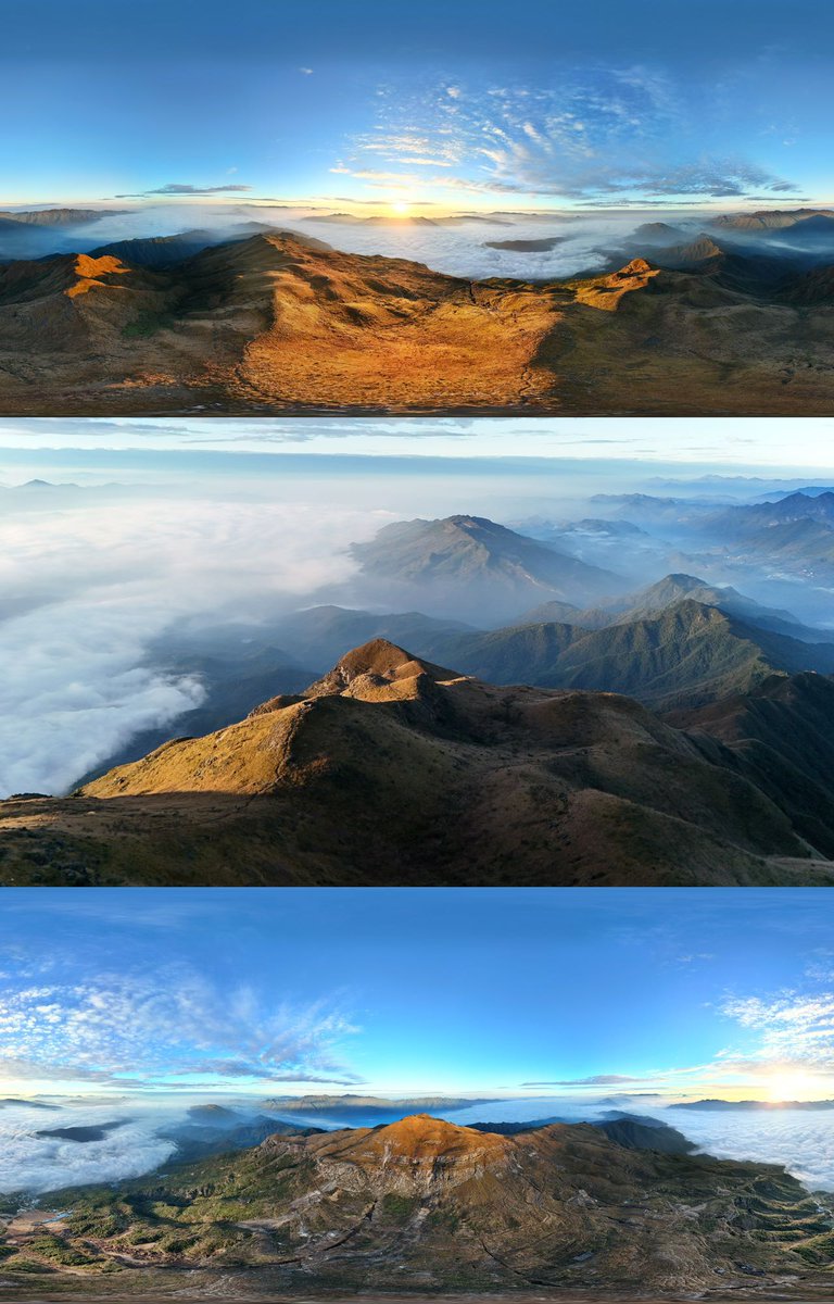 hobadjiduhnshu1's tweet image. Chenzhou Bamian Mountain: Clouds and mountains dance together, encountering the magnificent beauty of heaven and earth.