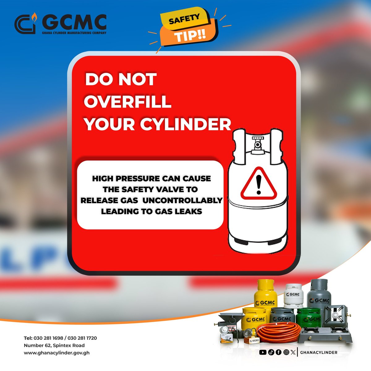 ghanacylinder's tweet photo. #safetytiptuesday #ghanacylinder
#gcmc https://t.co/AtfYI5GwrK