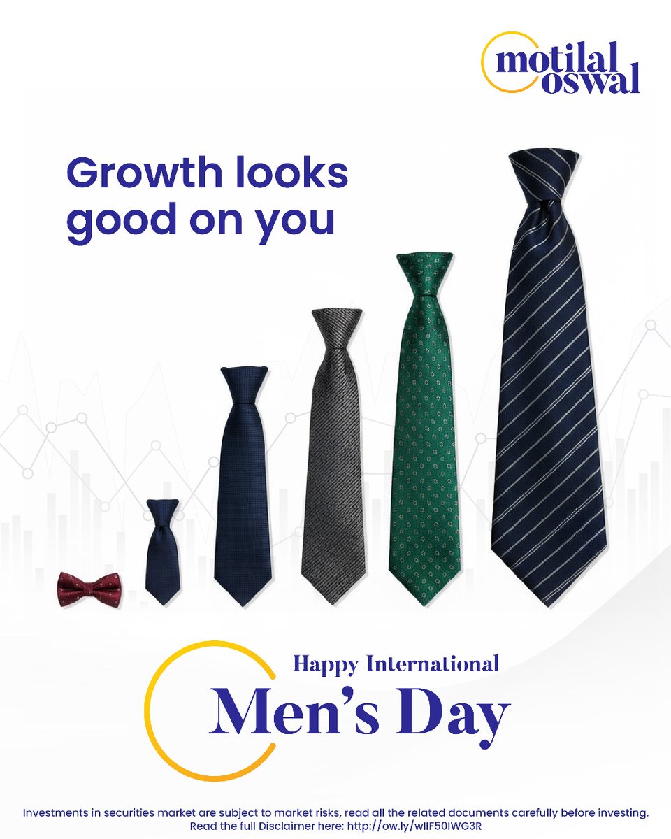 To the men who show up, stand strong, and keep growing—today is for you.

Happy International Men’s Day.

#InternationalMensDay #MotilalOswal