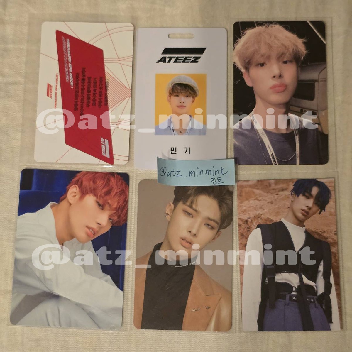 atz_minmint's tweet photo. WTS / sell

ATEEZ #MINGI wave #Broadcast Perrier #Photocards POCA

💙PCs &amp; prices marked or QYOP
💙prices in USD (Excludes Shipping Costs)

negotiable DM https://t.co/54F9FJP4Ou