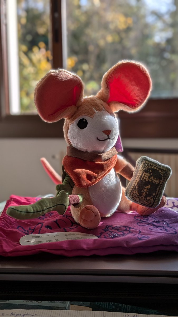 Quill from Moss plushie
One of the best VR games ever

Only 1022 plushies made

Thank you for this game <a href="/PolyarcGames/">Polyarc - Moss and Glassbreakers</a>