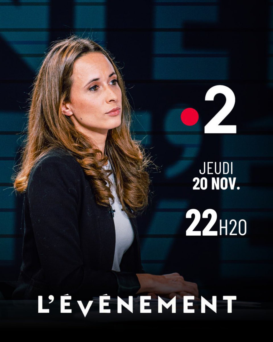 Ce jeudi, je serai l'invitée de Caroline Roux sur France 2.

Rendez-vous à 22H20, dans L'Evénement.