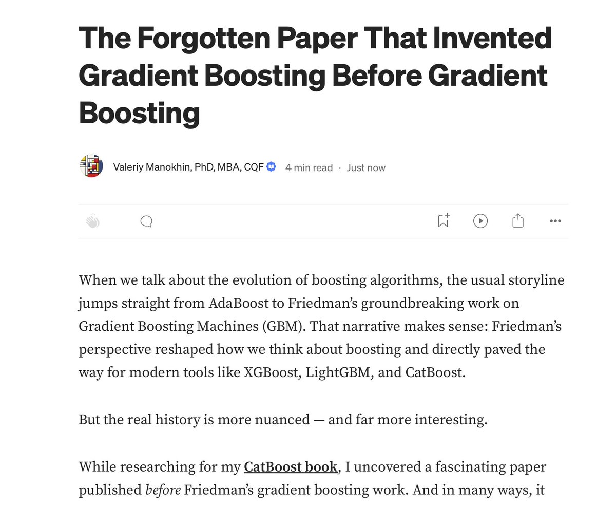 predict_addict's tweet image. My new article was published on Medium.

valeman.medium.com/the-forgotten-…

#tabulardata #catboost #machinelearning #datascience