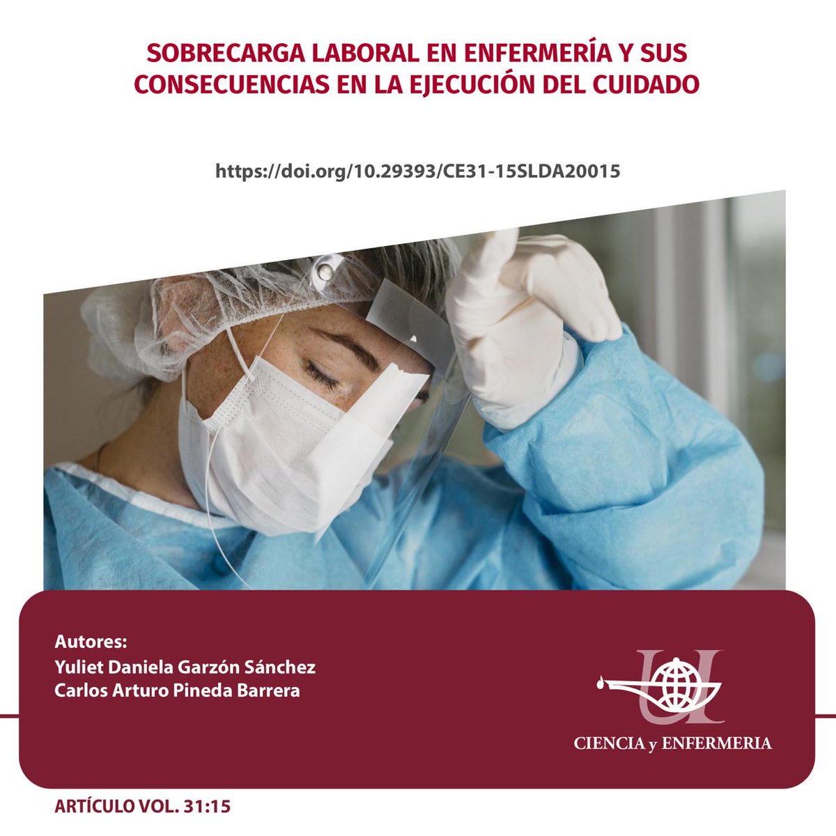 📢 Nueva carta al editor sobre un tema clave para nuestra disciplina.
Los invitamos a leer y comentar.
🔗 doi.org/10.29393/CE31-…
✍️ Garzón Sánchez &amp; Pineda Barrera
#Investigación #Académico #Ciencia