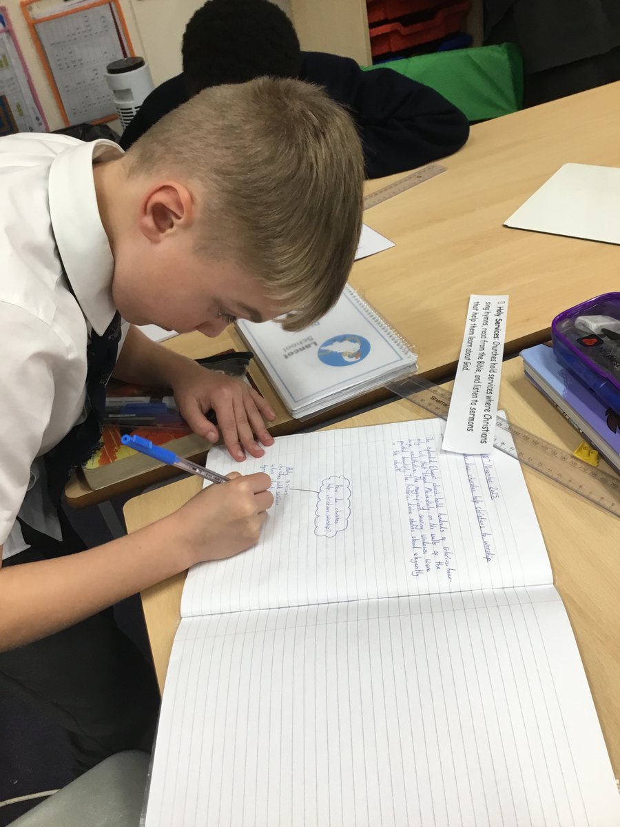 LancotSchool's tweet photo. Year 6 had a fantastic RE lesson exploring Christian worship! ✝️🙏We completed a church scavenger hunt to discover the different ways Christians worship, and then applied our findings to the story of Nathan. Great work, Year 6!
#RElesson #Christianity #Worship https://t.co/GfSWx9VIic