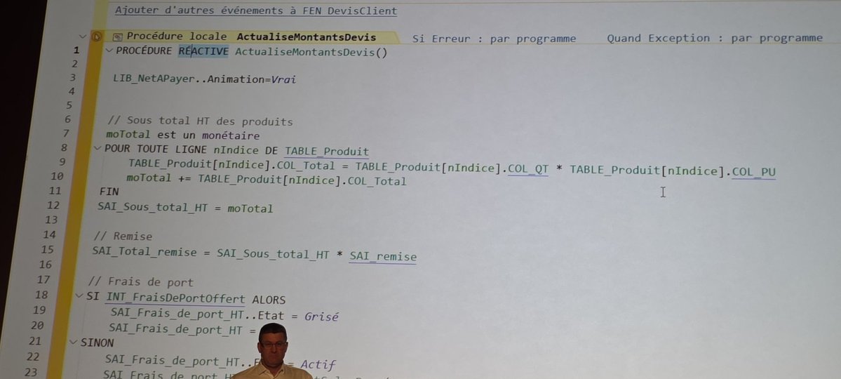 AglConsult's tweet image. ##WindevTour2026 Procédures réactives disponibles en mobile pour Ios et Android 😍