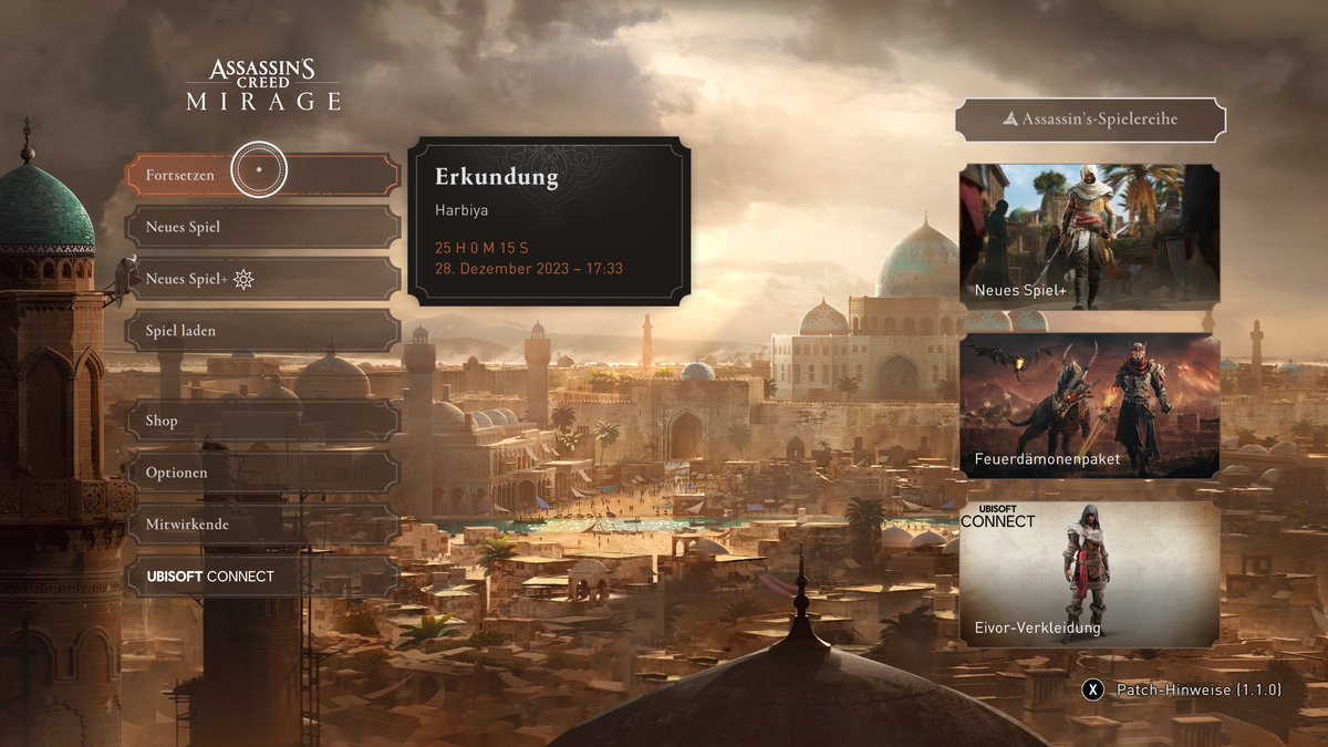LetsPlayJani's tweet image. Dann schauen wir mal, lang ist es her.

#AssassinsCreedMirage #ValleyofMemory