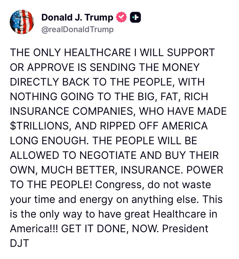 acnewsitics's tweet image. Vouchers don’t work when cancer treatment costs $200,000 a year. Trump’s plan only works for people who never get sick. No family can negotiate chemo or surgery bills. Trump’s plan collapses the moment real illness enters the story.