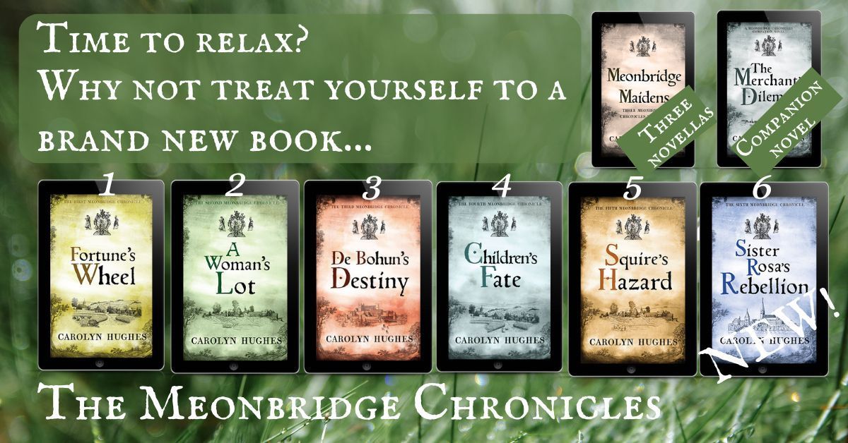 writingcalliope's tweet image. “A truly immersive experience that educates as it entertains. Historical accuracy in this series does not come at the expense of compelling storytelling.”  @lfwrites Just4MyBooks 

THE MEONBRIDGE CHRONICLES 
#Medieval #Histfic 
#Kindle #KU #Paperback 

 mybook.to/MhkUql