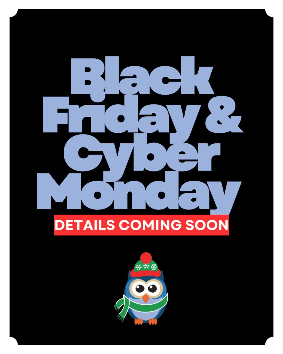 STEMfinity's tweet image. 🚨 The wait is almost over… Black Friday &amp;amp; Cyber Monday are nearly here! 🚨
We can’t wait to share what’s coming, let’s just say your holiday shopping just got STEMulated! 
#STEMfinity #BlackFriday #CyberMonday #STEMEducation