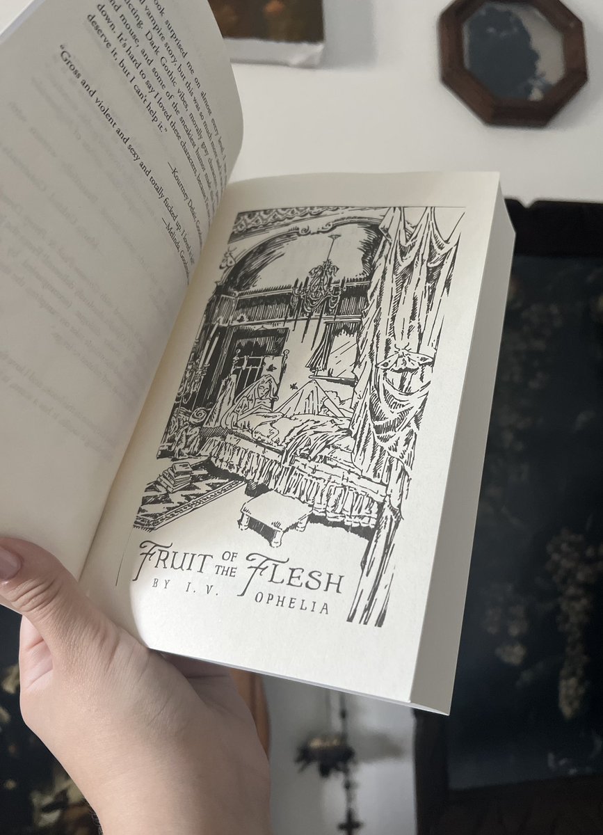 Ophallic's tweet image. Interior art for Fruit of the Flesh 🤍