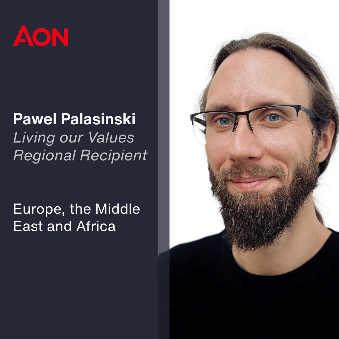 Aon_plc's tweet image. At Aon, our values guide us: united by trust as one engaged, dynamic team, committed to our purpose as one firm and passionate about empowering colleagues and clients to succeed. Here are some Q3 2025 Living Our Values awardees! #LivingOurValues #LifeAtAon