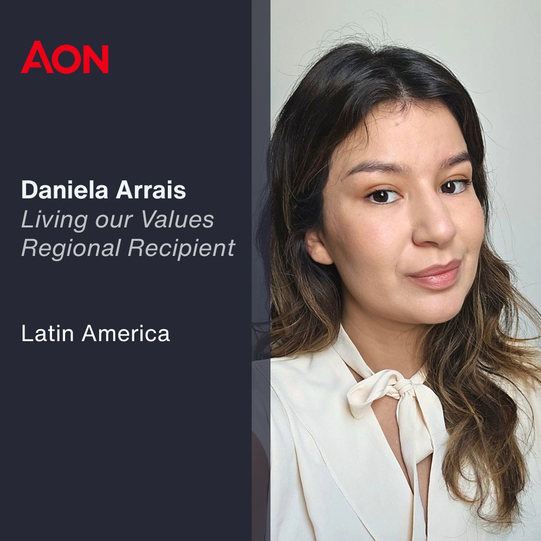 Aon_plc's tweet image. At Aon, our values guide us: united by trust as one engaged, dynamic team, committed to our purpose as one firm and passionate about empowering colleagues and clients to succeed. Here are some Q3 2025 Living Our Values awardees! #LivingOurValues #LifeAtAon