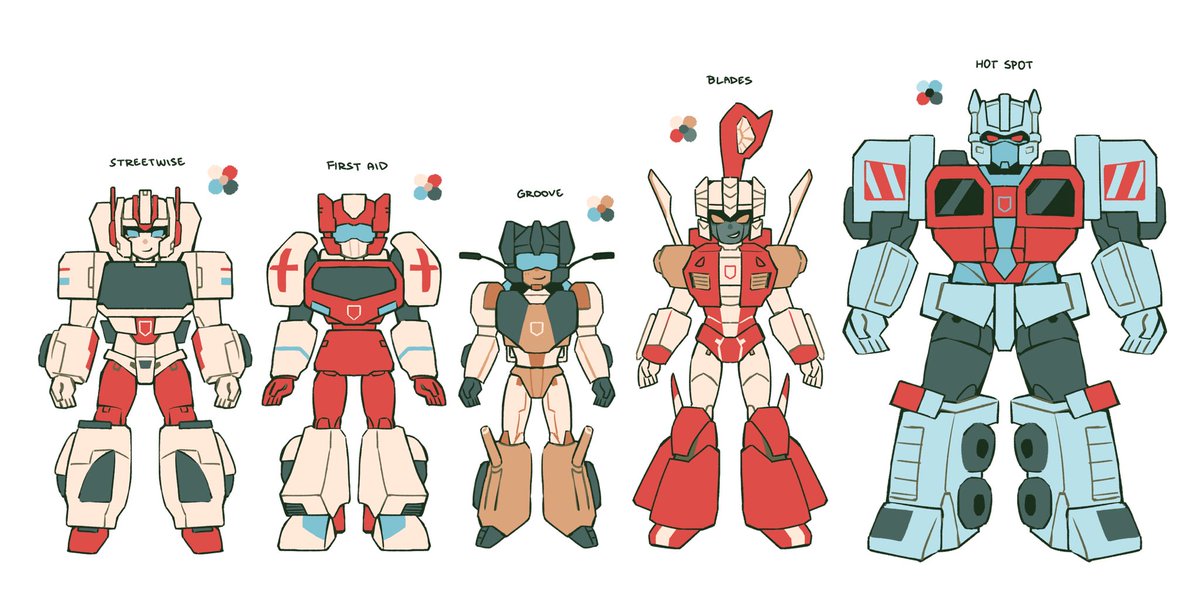 brutikisser's tweet image. yay protectobots redesigns