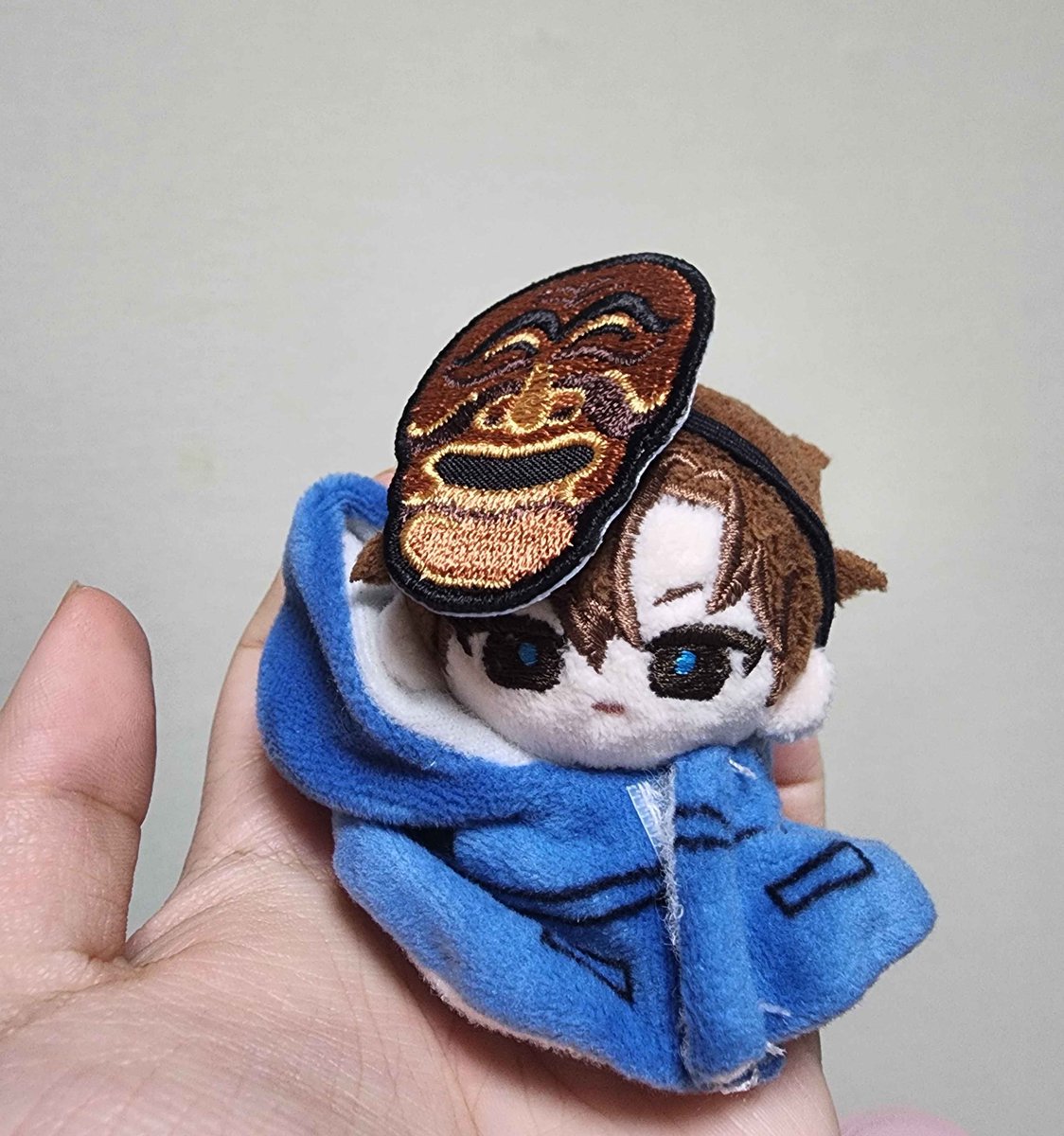 Box_in_Dark's tweet photo. 동대문에서 산 와펜으로 가면만들었슨~! https://t.co/t0HLZePEx6