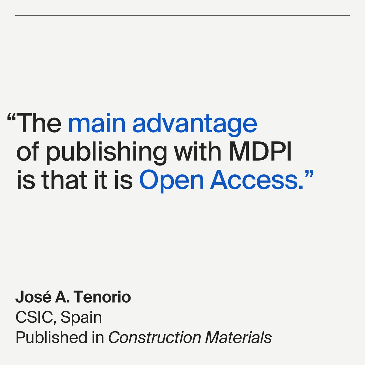 MDPIOpenAccess's tweet image. MDPI ensures reviewers have the best experience possible reviewing work for MDPI journals.

Furthermore, MDPI is committed to ensuring research is accessible to anyone, anywhere, making it highly visible.

Learn more: brnw.ch/21wXB90

#MDPI #OpenAccess