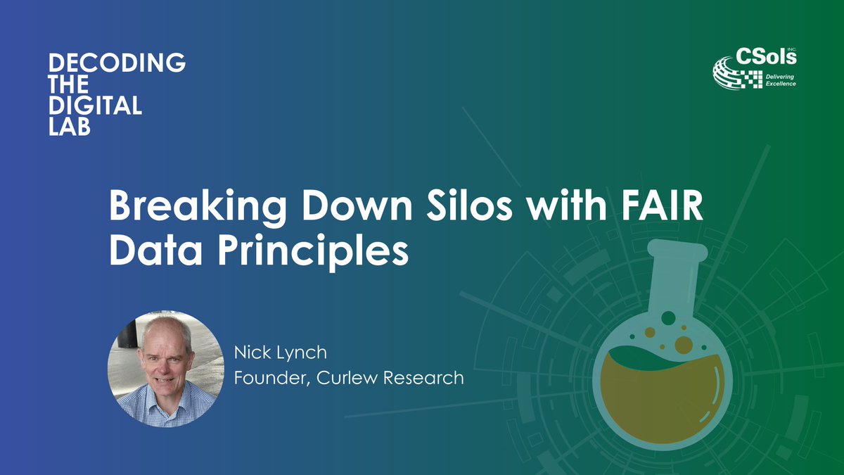 CSolsInc's tweet image. FAIR data isn’t optional anymore. It’s the foundation for AI, automation, and smart R&amp;amp;D.
Most labs think they’re FAIR-ready. Their data says otherwise.
Want cleaner science &amp;amp; better outcomes? Start with FAIR. hubs.la/Q03TvY9x0.
 #LabTech #FAIRData