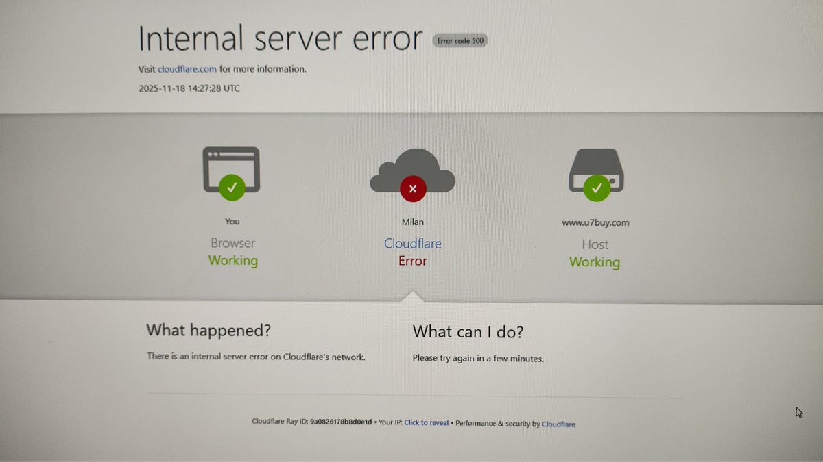 emanuelebashuri's tweet image. Today, @Cloudflare ,a Key Internet Infrastructure Provider, had major outages that made users unable to access popular websites, including X, ChatGPT, OpenAI and others. @chrispavlovski this is a good moment to spam @rumblecloud to the entire world!