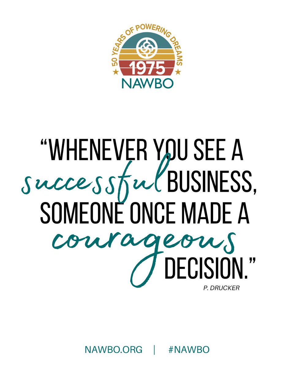 Women business owners are some of the most courageous people out there—showing up for their businesses, families, and communities every day.

We see you, we celebrate you, and we’re honored to advocate for 14M+ women across the U.S.

#NAWBO