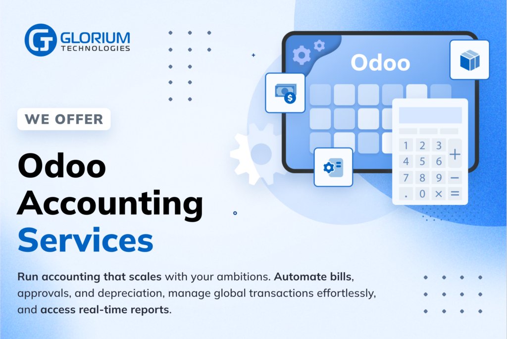 Glorium_Tech's tweet image. Managing finances shouldn’t be complicated.

Odoo Accounting centralizes reporting, automation, and global operations in one system.

At Glorium Technologies, we help companies set up and refine Odoo Accounting so their finance runs smoothly and transparently.

Here are the…