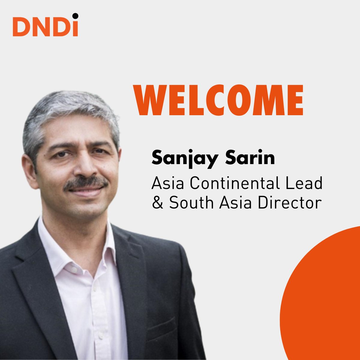 DNDi's tweet photo. We welcome @sanjayssarin as Asia Continental Lead &amp; South Asia Director.
A global health leader with 20+ years’ experience, he brings deep expertise in strategy, partnerships, &amp; access, &amp; will help strengthen our work across Asia &amp; expand patient-centred innovation in the region. https://t.co/jbLzn4Ygf4