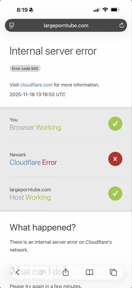 useComputed's tweet image. Woah cloudflare is down?