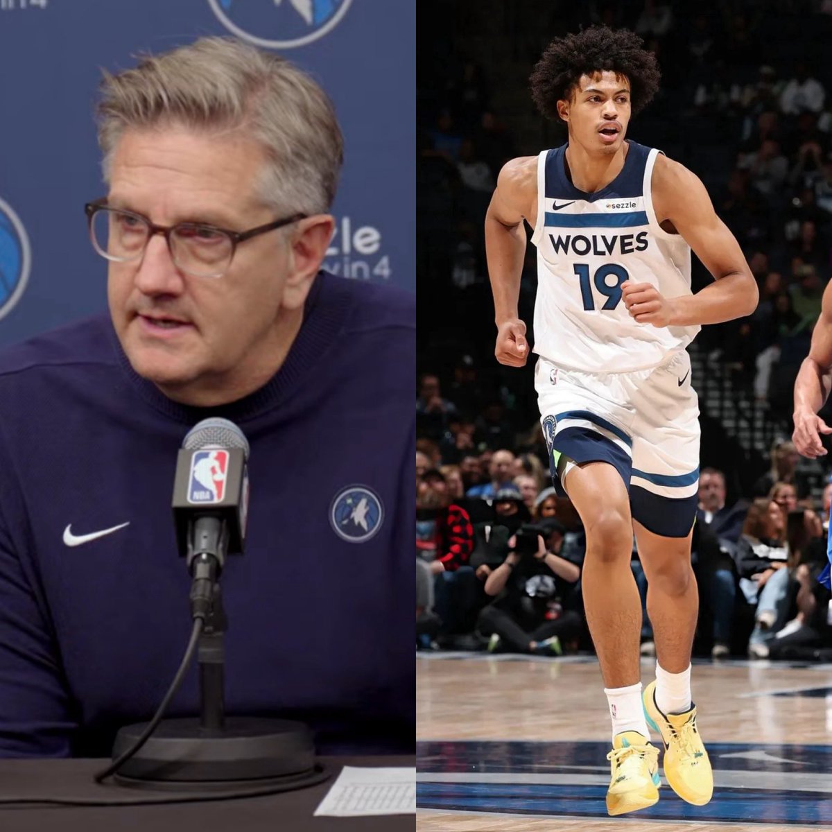 50NuancesDeNBA's tweet image. Chris Finch sur Joan Beringer :

« En terme de développement, il est sur les bons rails, et quand on peut déjà lui donner des minutes c’est un bonus. On voit qu’il s’adapte de plus en plus à la vitesse du jeu, à la tactique, à la physicalité etc… » 🗣️

🎙️ - @adukeMN