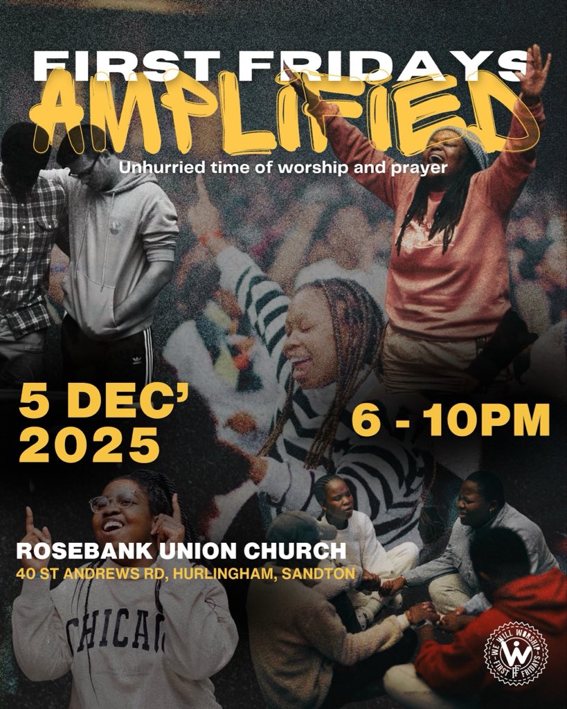WWWMovement's tweet image. It’s that time of the year again. A time to give thanks all that has been and to pray for all that is to come. WOZA NE PRAYER SQUAD SAKHO🙏🏾

Limited space available 

Ticket link tr.ee/TMkp2d8guX