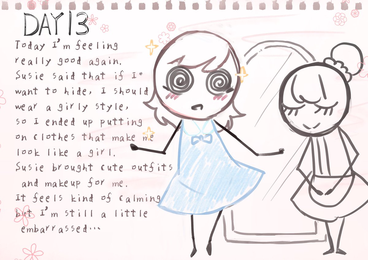 サイコパスくん女装させられ絵日記(2/2) 