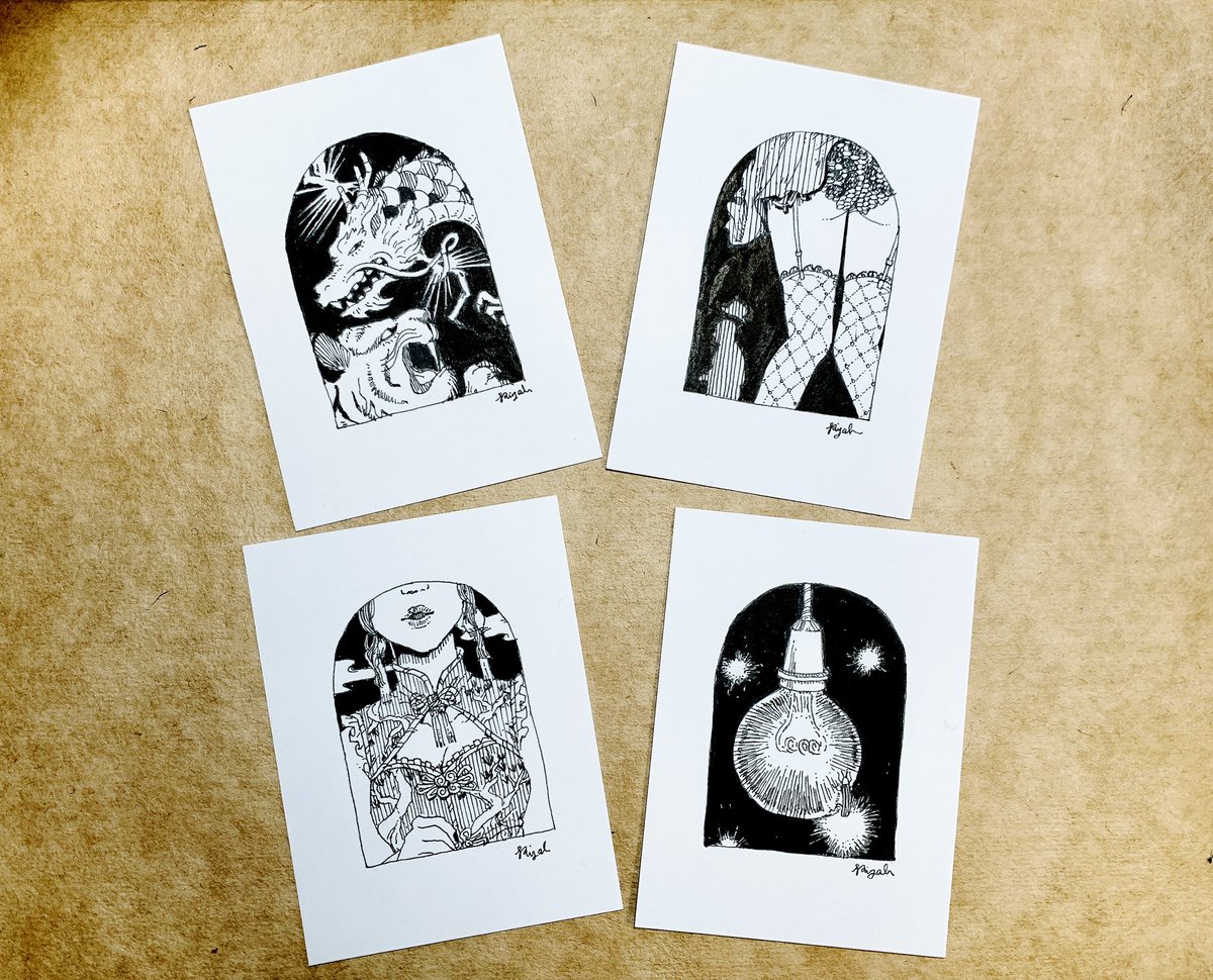 riyah85's tweet image. DAY20｜Rivals（ライバル）
DAY21｜Blast（爆発、突風）
DAY22｜Button（ボタン)
DAY23｜Firefly（ホタル)

DAY24｜Rowdy（乱暴な、騒々しい）
DAY25｜Inferno（猛火、地獄）
DAY26｜Puzzling（不可解な、謎めいた)
DAY27｜Onion（タマネギ)

#Inktober2025 #inktober